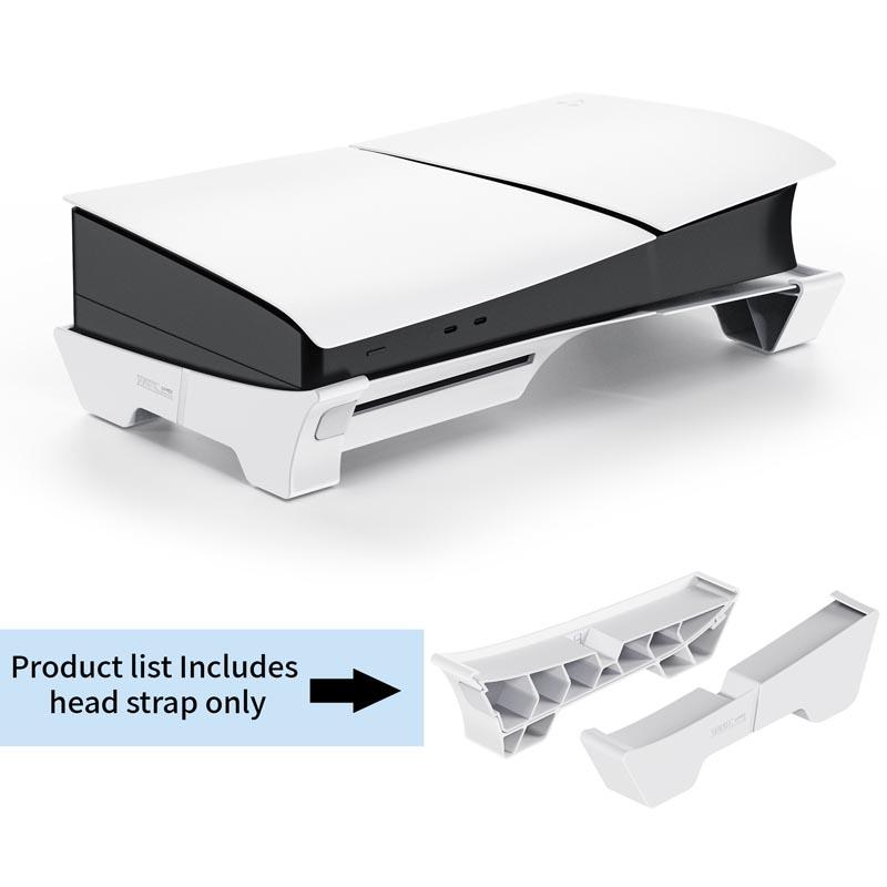 Game Stand for Sony PS5 Slim Pro Console Playstation Play Station PS 5 Horizontal Gaming Accessories Support Base Holder Cradle