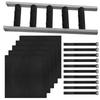 5Pcs Ladder Liner With Adjustable Strap Anti-Slip Pad Double-Layer Liner Fasteners Foam Pads For Home Improvement