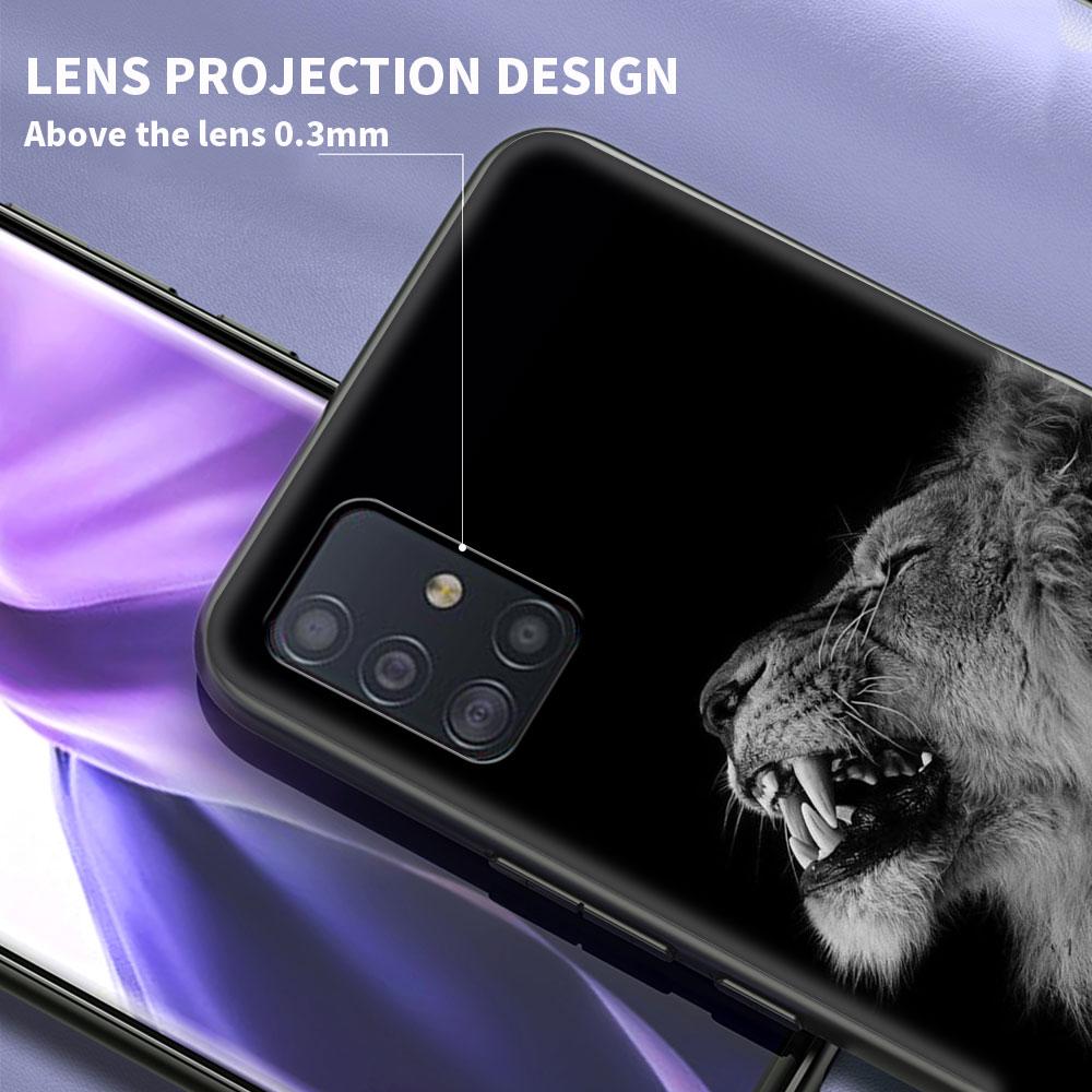 Fall Für Samsung A91 A72 A71 A52 A51 A42 A41 A32 A31 A21 EU A21s A12 A11 A02s A02 A01 Abdeckung Fundas Shell Lions