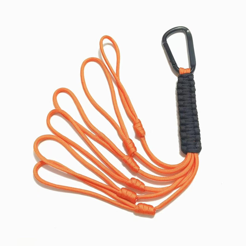 Outdoor Umbrella Rope Phone Lanyard Steel Buckle Survival Paracord Rope Nylon Knife Olecranon Lanyard Keychain Strap Pendant