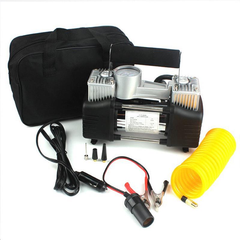 220V Dual Cylinder Electric High Pressure Car Tire Pump for Home Use