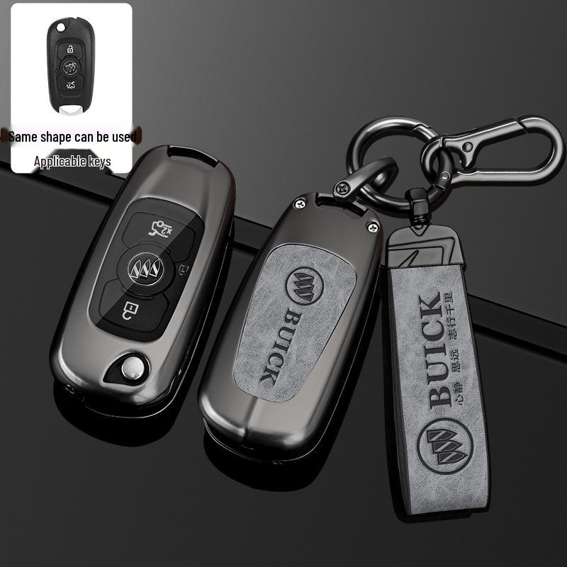 Smart Key Case Shell with Buckle for Buick Verano 15-19 Models - Unisex