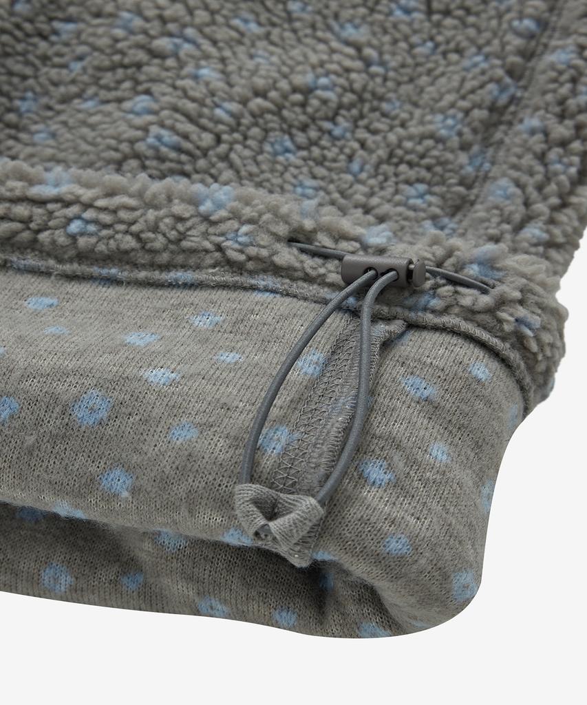COVERNAT WOMAN Straight Sherpa Pants Grey