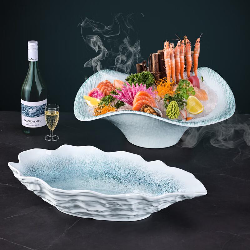 Melamine Shell Sashimi Plate