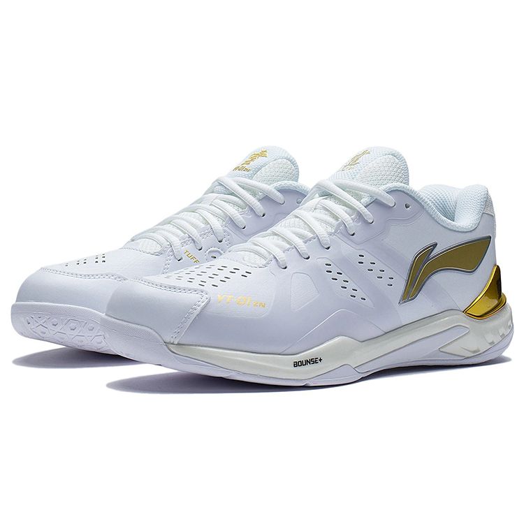 Li Ning Yun Ting ZN Support Stability Badminton Shoes Unisex Shoes White Platinum AYAS036-1
