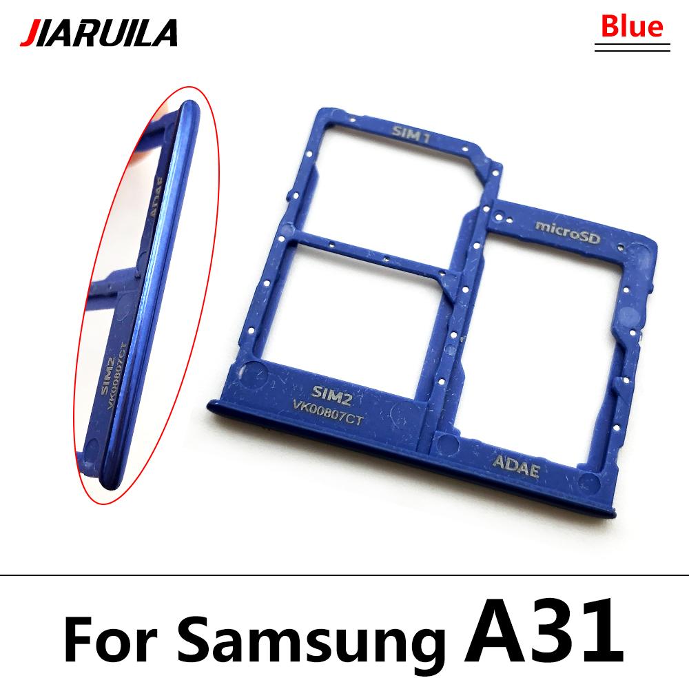 NEW Dual Card Phone Sim Card Tray For Samsung A12 A31 A51 A71 NEW SIM Chip Holder Slot Adapter Drawer Part + Pin