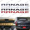 For Ranger T9 2022 2023 Wildtrak Sport XLT XL+ XL 3D Emblem Original Size ABS Models Back Door Logo Letters Rear Gate Trims