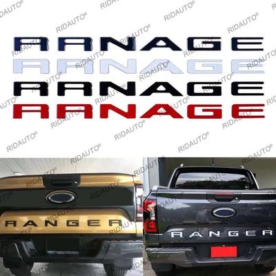 For Ranger T9 2022 2023 Wildtrak Sport XLT XL+ XL 3D Emblem Original Size ABS Models Back Door Logo Letters Rear Gate Trims