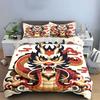 Dragon Art Three-Piece Set Soft Comfortable Duvet Cover Bedding Set Included 1*Duvet Cover & 2*Pillowcases, Gift