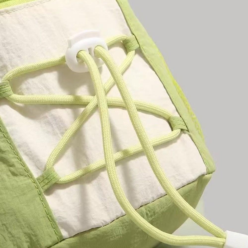 Contrast Color Drawstring Backpack Y2k Casual Travel Bag Vintage Women  Harajuku Backpack  Hiking