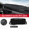 For Toyota Corolla 2007-2013 2014 XLE GL Car Dashboard Cover Mat Dash Board Sun Shade Pad Anti-UV Artificial Leather Accessories