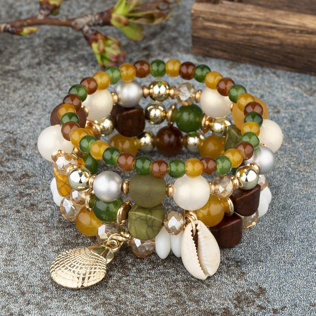 

Женский модный трендовый дизайн, многослойные браслеты из бусин, цирконовые аксессуары, вечеринки для свиданий, праздничные подарки