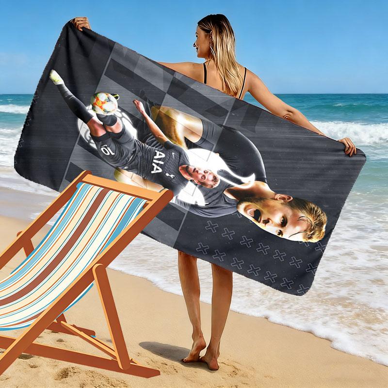 Harry Kane Hero Beach Towel, Large Soft Quick Dry Towel for Beach Camping Swimming