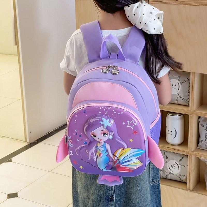 Anti-Lost Primary School Bag Cartoon Cute Foreign Style Printing Boys And Girls Backpack Children'S Bag