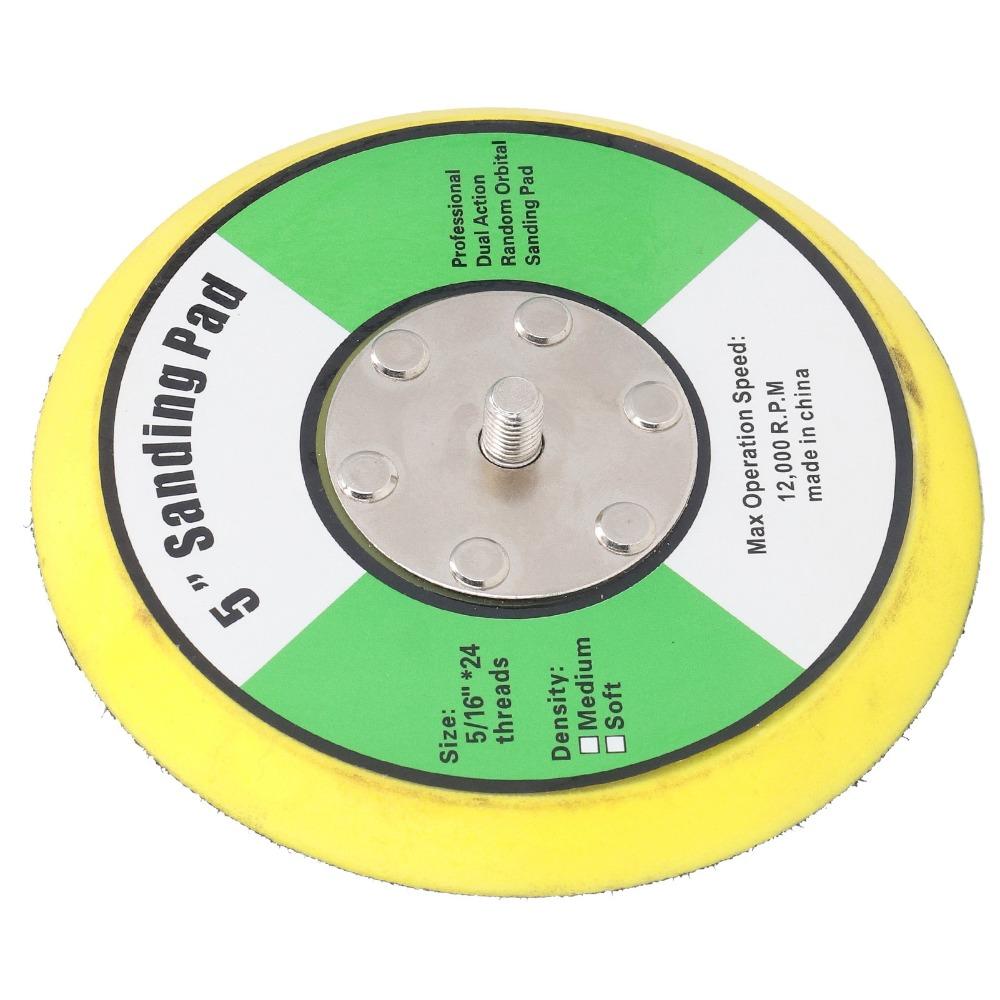 5 inch / 6 inch Backing Pad 5/16"-24 Thread Polisher Backing Pad  For Air/DA Random Orbital Sander