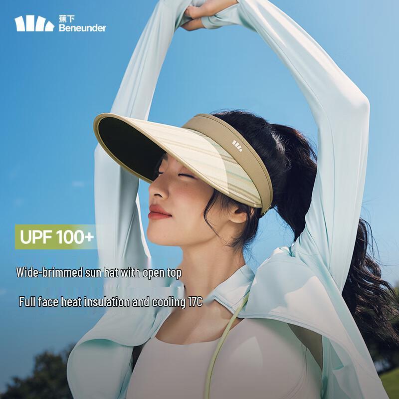 Beneunder Women's UV Protection Open-Top Sun Visor