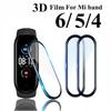 3D Glas voor Xiaomi mi band 5 4 6 Zachte Screen Protector Beschermende op Xiami Mi band band5 Miband5 Cover Voor Xiomi mi band 5 Film