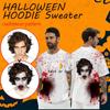 Halloween Custom T-Shirts Personalized Unisex Crewneck Tee Shirt Customize Your Image Text & PhotoImage Processing Men Women Adult