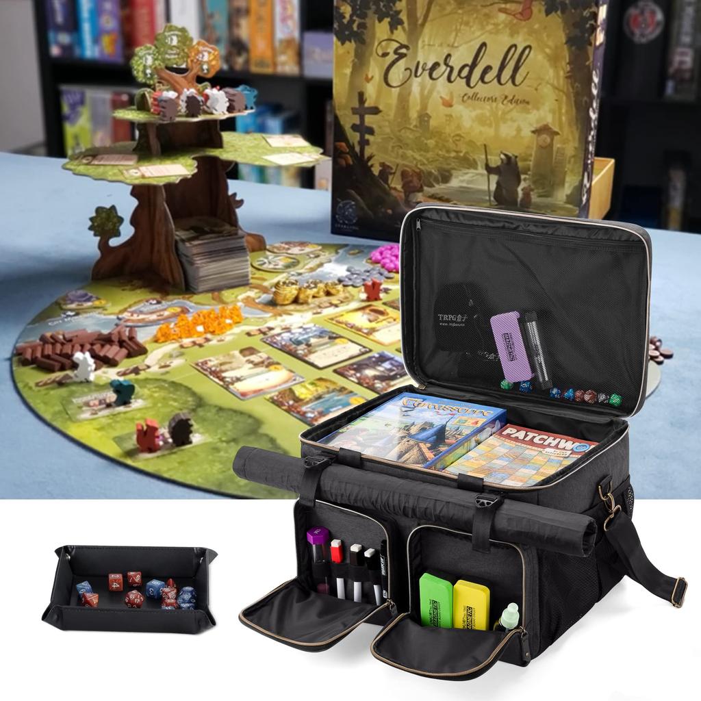 Trunab Board Game Storage Bag Board Game Case Carrying