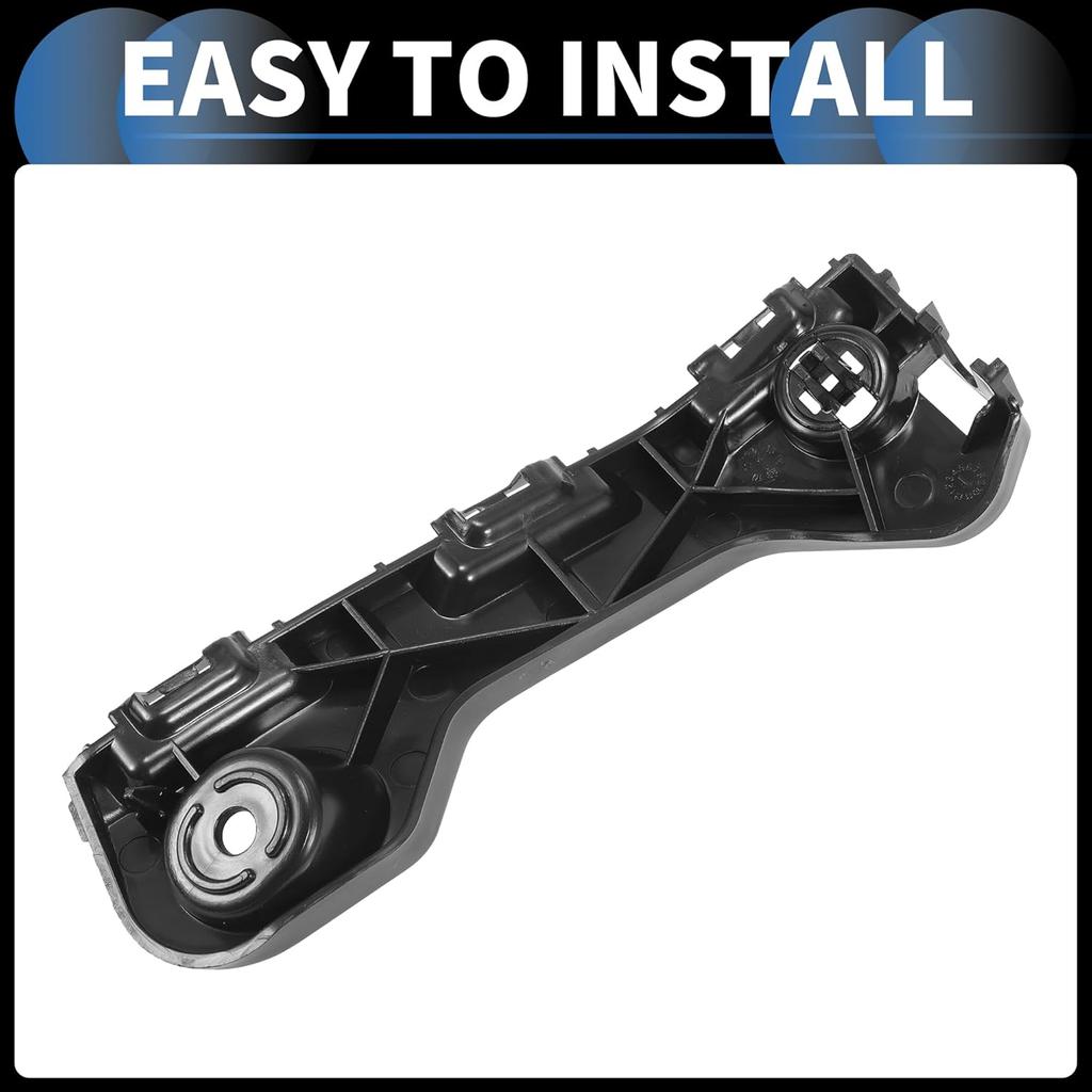 Bumper Support Bracket, Right Side Front Bumper Retainer Bracket Hold Mount No.BT4Z17C947A for Ford Edge 2011-2014 ABS Plastic Black, 1 Pc