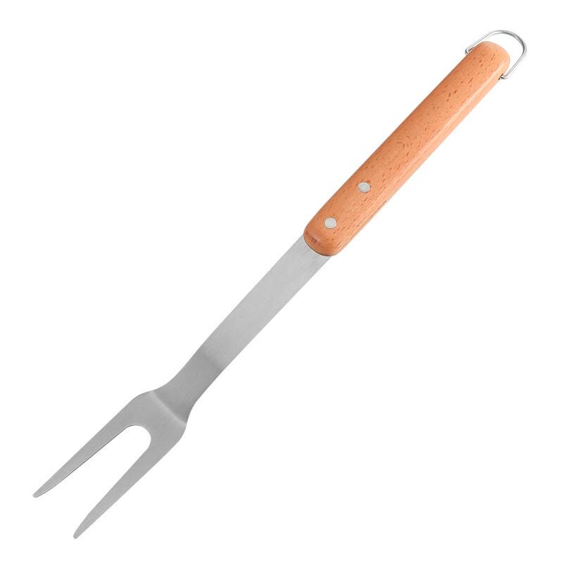 ZISIZ Wooden Handle BBQ Tool Set