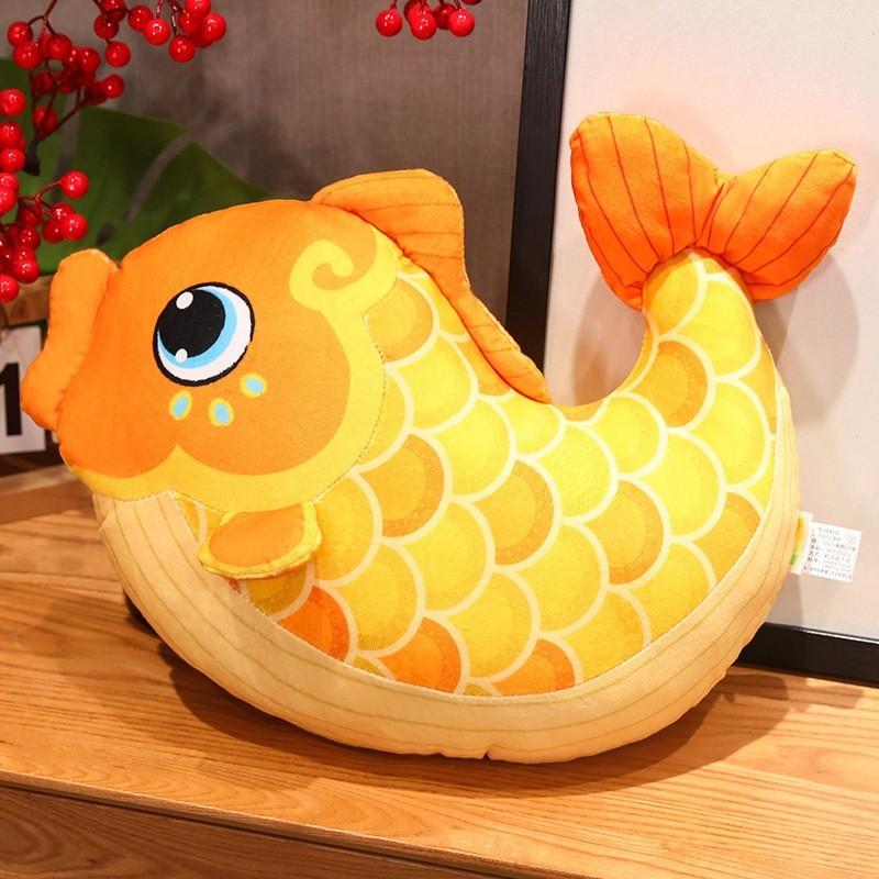 

Koi Fish Plush Toys 2025 New Year Gifts Cartoon Fill Doll Mascot Ornament Xmas 30cm/11.81in