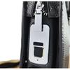 Men's Genuine Leather Anti-Theft Fingerprint Lock Briefcase - Top Layer Cowhide, Large Capacity, High-End Business Commute Handbag