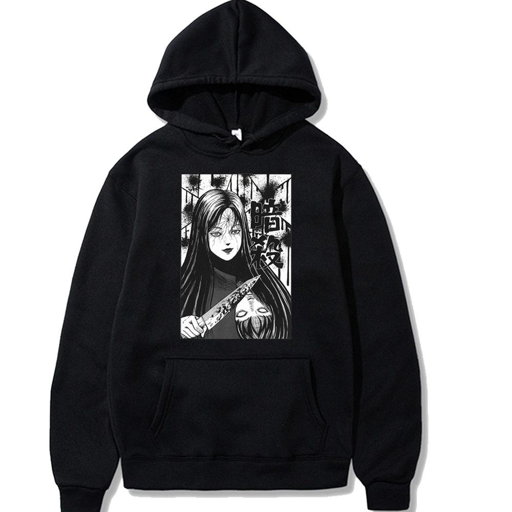Japanese Comics Maruo Suehiro Hoodie Junji Ito Men's Hoodie Sweatshirt Men Women Fashion Design Pullover Fleece Hoodies
