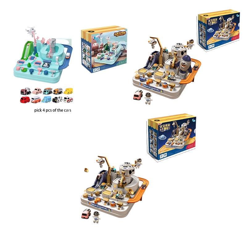 Children's Space-themed Adventure Car Set Educational And Fun Toy For Boys And Girls 4-6)