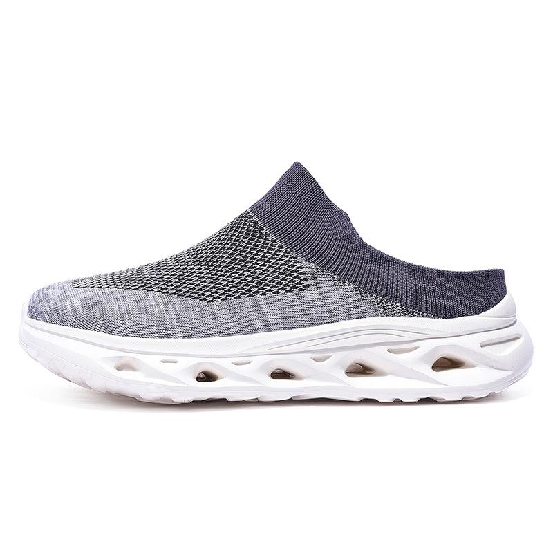 Large Size Men's Shoes Breathable Mesh Socks Shoes Casual Fly-woven Sports Shoes Couple Hiking Shoes Men