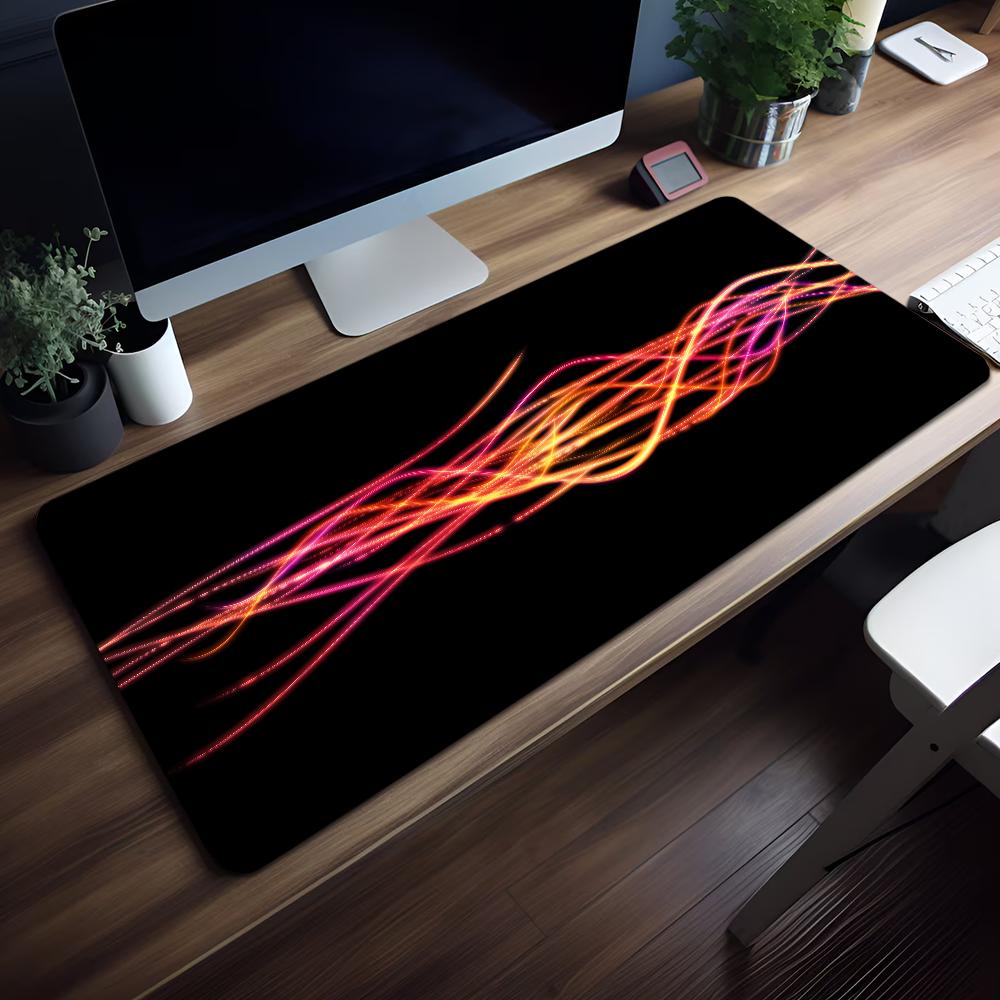 Map Multi Grey Abstract Topographic Mouse Pad Nonslip Thickened Large Writing Lockedge Office Student Gaming Cushion MousePad