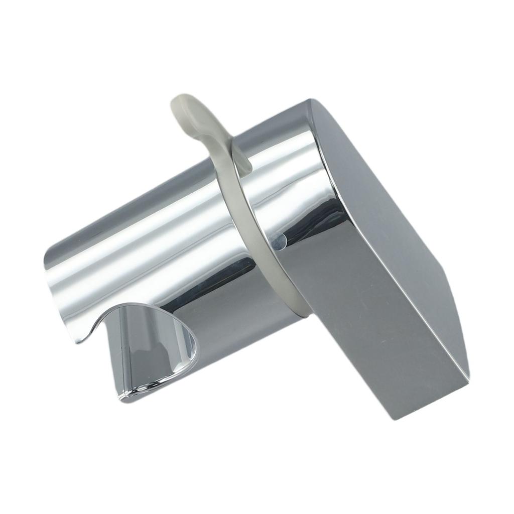 1pcs Plastic Wall Mount Shower Bracket For Handheld Shower Head Bathroom Shower Holder 63*67cm Silver Bathroom Fixture