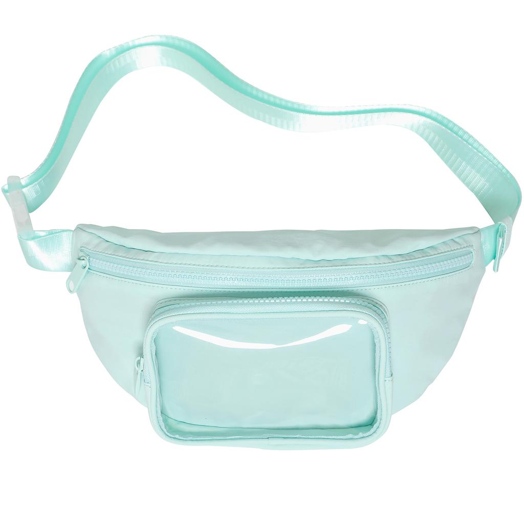 Schmerztasche, Kleiner Appetit, Schmerzschicht Brusttasche, Damen Frühling und Sommer Transparente Tasche, Leichte Wasserdichte Nylon Umhängetasche, Herren Bauchtasche