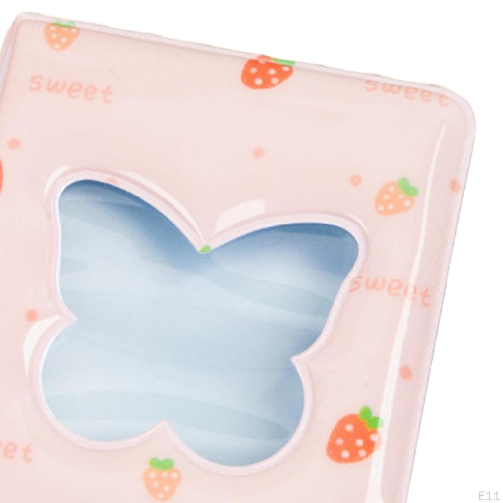 3 inch Card Holder Mini Album for Photos and Cards with 40 Pockets Travel Events