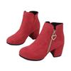 Autumn Fashion Women Platform High Heel Plus Size Shoes for Women 36-42 Casual Ankle Boots Pointed Toe Non-slip Boots