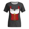 Women's Casual Pullover T Shirt Short Sleeve Round Neck Top Oktoberfest Print Tee Shirt for Festival and Everyday Wear