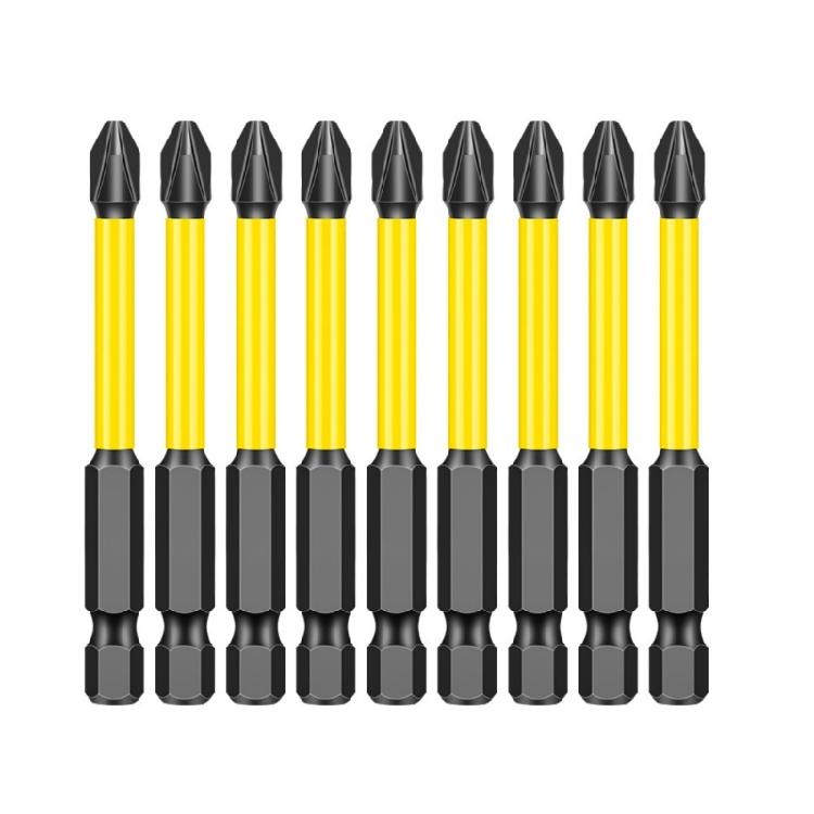 10Pcs Crossing Head Screwdriver Bit Set for Electrician 1/4inch Hexagonal Shank Magnetic Crossing Screw Driver Attachment