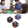 9PCS Polyhedral Dice Set Waterproof Plastic Lightweight Portable Table Gaming Dices for Travel Picnic