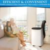 Insulated Portable Air Conditioner Hose Cover With Adjustable Straps Easy Installation Black Sleeve for Duct Vent