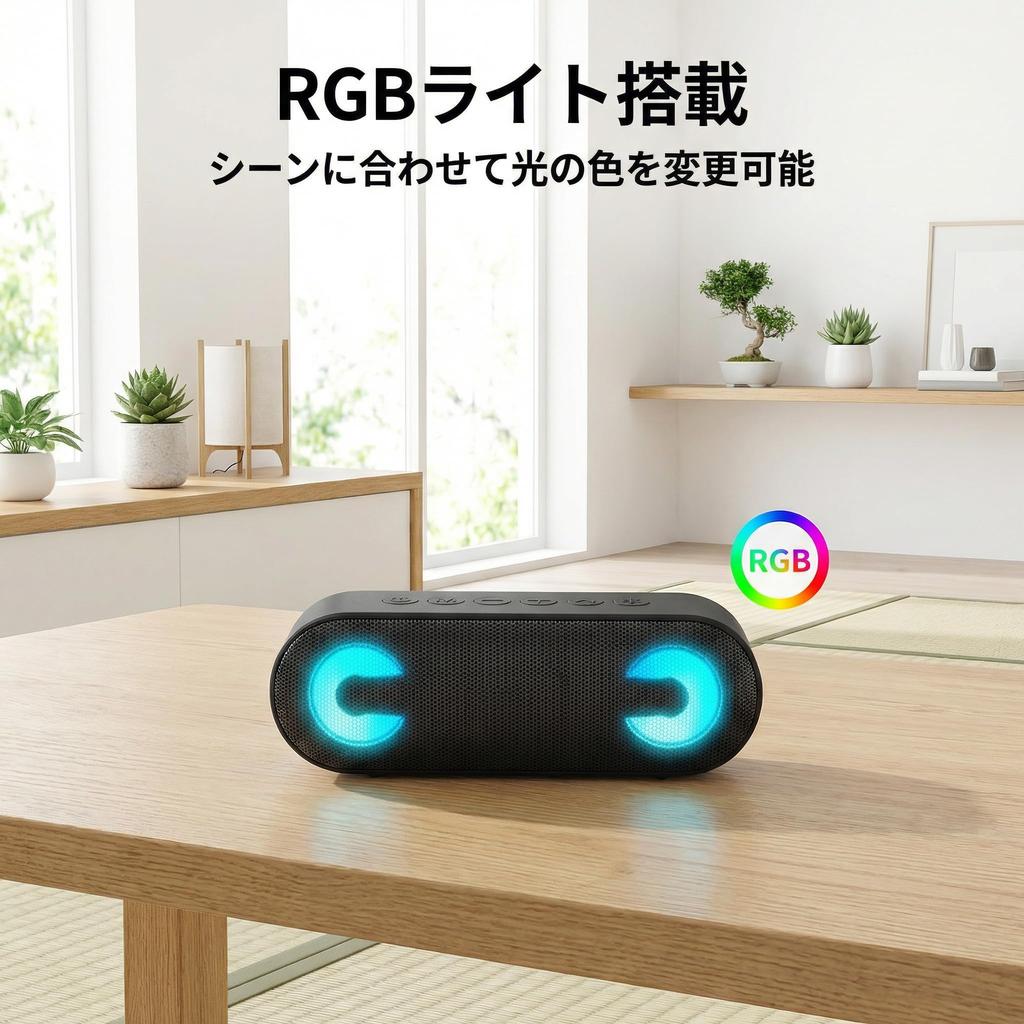 Wireless Bluetooth Speaker, 20W, IPX7, Black