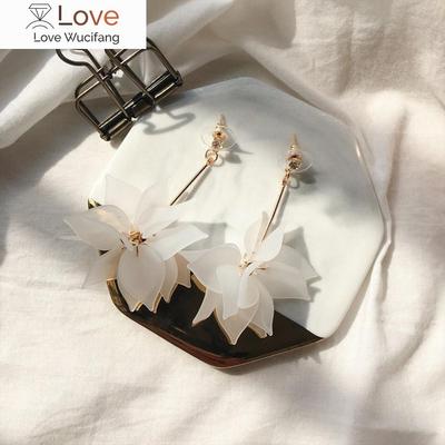 Nieuwe Bloem Handgemaakte Bohemen Boho Oorbellen Vrouwen Mode Lange Hangende Oorbellen Kristal Vrouwelijk Bruiloft Oorbellen Feest Sieraden