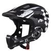 Kids Cycling Bike Helmet Lightweight Detachable Full Face Helmet 54-56cm Adjustable Cycle Helmet for 5-9 Years Old Children