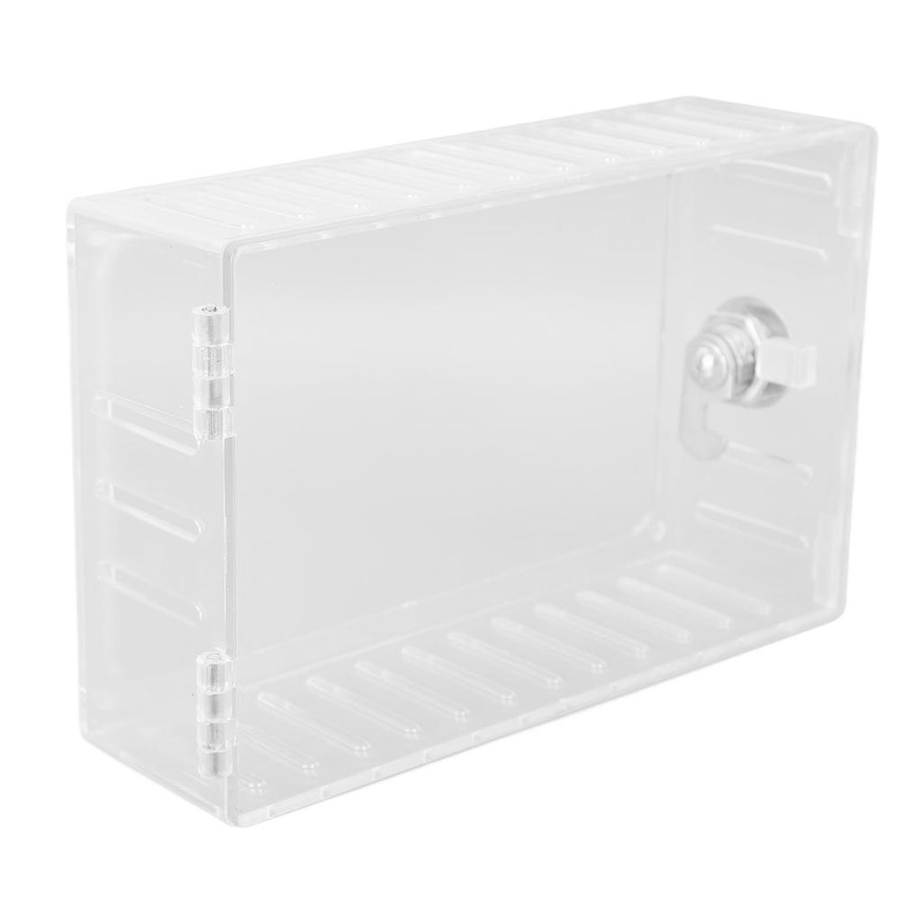 Universal Thermostat Guard Clear Thermostat Lock Box Plastic Thermostat Lock Box with Key