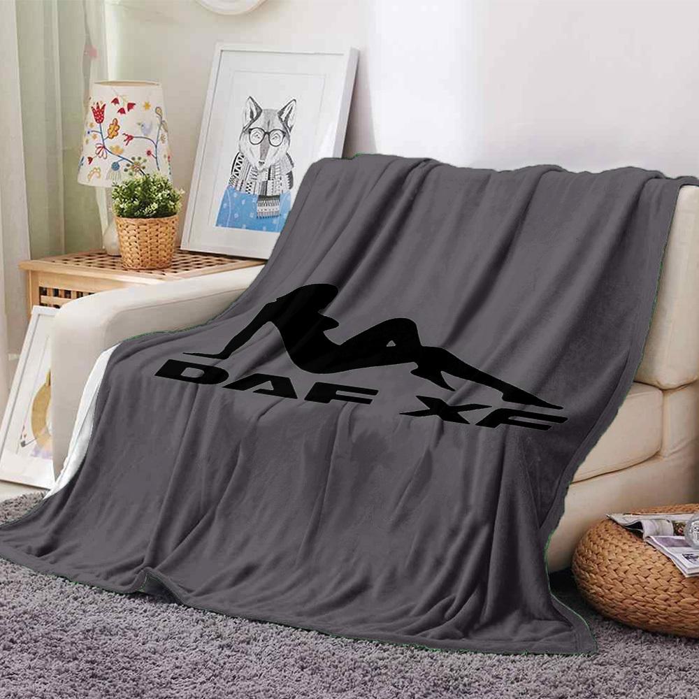

1pc DAF XF Soft Flannel All-Season Throw for Home, Office, Outdoor UseDurable Comfort 100516 80cmx120cm(31inx47in)