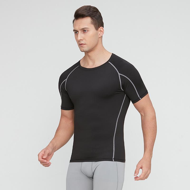 New Men'S Polo Shirt Made Of Pure Cotton With Dropped Shoulders High-Quality Loose Fit For Fitness Versatile For Daily Exercise Short Sleeved Casual