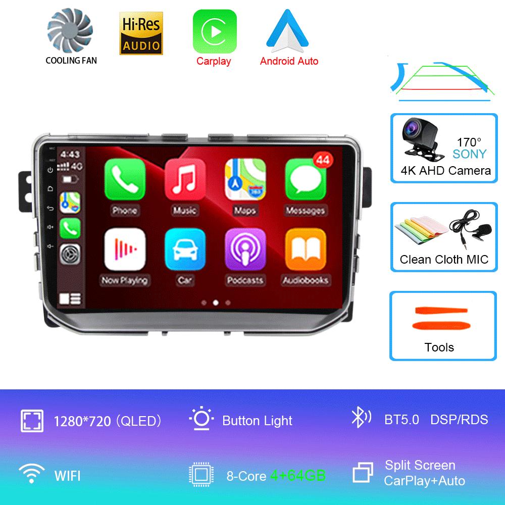 For Great Wall Haval Hover H2 2015-2020 Android 14 Car Radio Multimedia Video Player Navigation Stereo GPS Android Auto Carplay