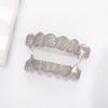 Lightweight Vampires Fangs With Gold Silver Color Options Sturdy Copper Costume Teeth For Theme Parties