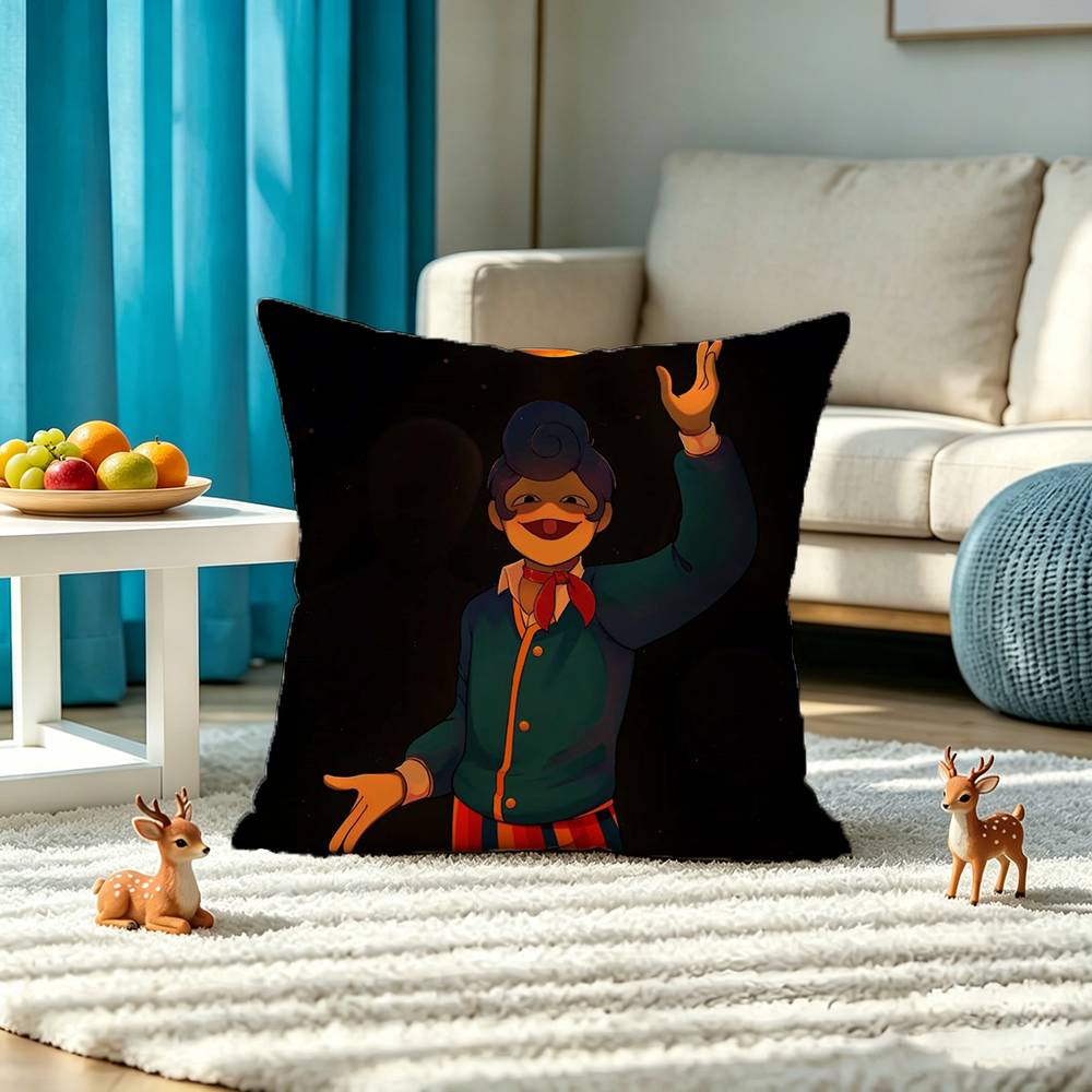 Wally Darling Game Welcome Home Square Double-Sided printed Pillow Case Bedroom Bedside Pillow Sofa Cushion Cover