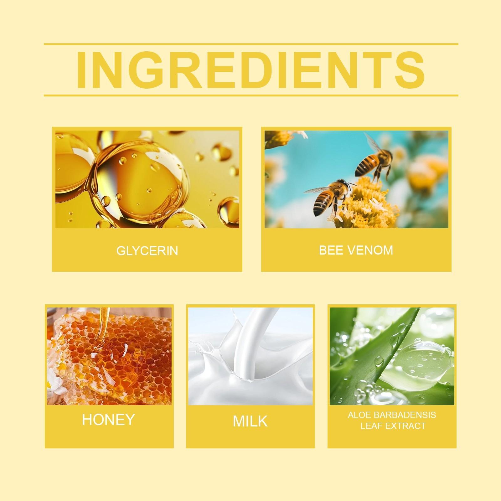 Пчелиное молочко Увлажнение и удаление волос Мягкое удаление волос по всему телу — фото 3