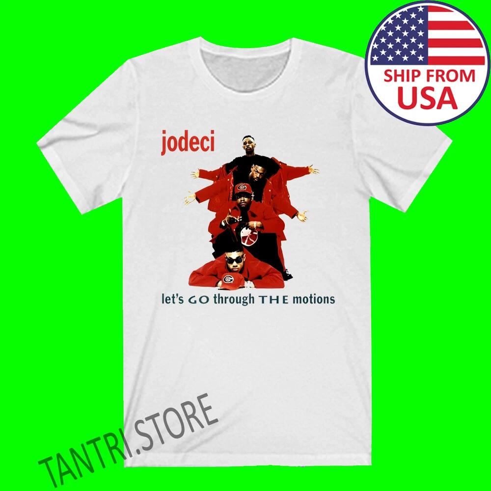

Jodeci Let s Go Through The Motions Men s White Size S to 3XL 2XL